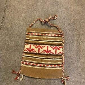 Hippie BOHO Mexican shoulder tote bag. vintage. Vacation